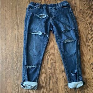 Mom ripped jeans!